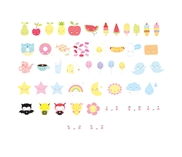 Lightbox letter set Kawaii